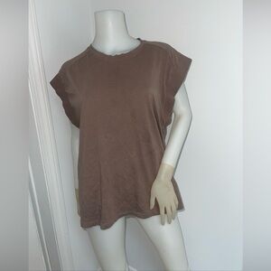 Zara Muscle Tee Shirt Tank Top XL